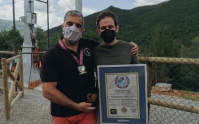 Tirolina Ordesa Pirineos, la tirolina más rápida del mundo. Descubre el ranking mundial de velocidad, longitud y desnivel. Zipline world Records.